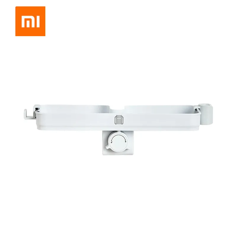 Xiaomi Mijia Dabai портативная душевая стойка для хранения полотенец Подвесная Полка вешалка для хранения DIY организация с крюком - Цвет: Белый