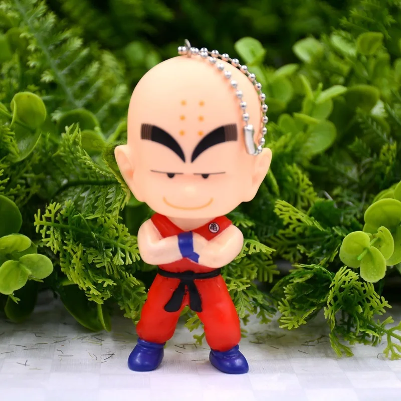 Японское аниме Dragon Ball Z Goku Krillin украшение автомобиля качающаяся голова кукла телефон кронштейн Dragon Ball фигурка кукла игрушка 12 см