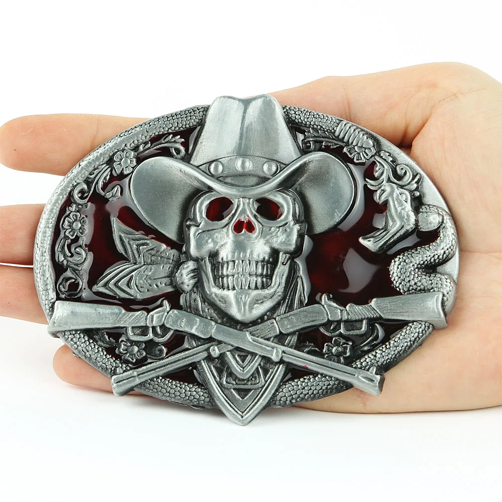Buy High Quality Buckles Western Ghost Skeleton Skull