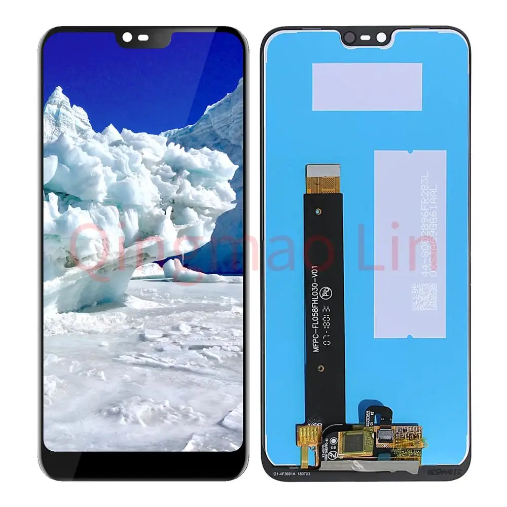 5 84 '񟱘x1080 Для Nokia 7 1 TA 1085 1095 экран ЖК дисплей дигитайзер сенсорный s Запчасти для