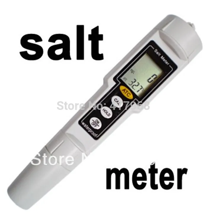 

CT-3080 Water Tester Salinity Tester High accuracy Salt meter Water Salinity Tester Meter waterproof 0 to 1000 mg/L