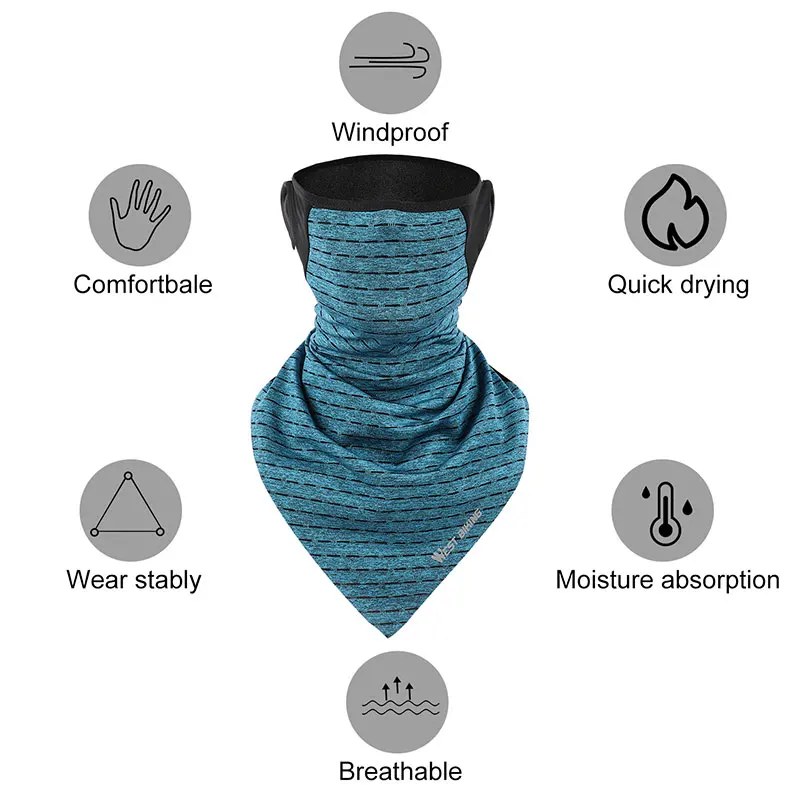 WEST BIKING велосипедная маска для лица ветрозащитный шарф для верховой езды дышащий велосипедный инвентарь головной платок анти-УФ велосипедная маска для лица