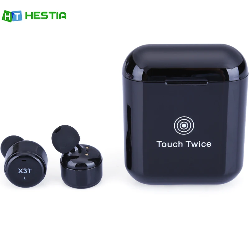 

HESTIA X3T Bluetooth Earphones With Microphone Mini Wireless Earphone With Charging Box In Ear Earbuds for iPhone PK X2T X1T