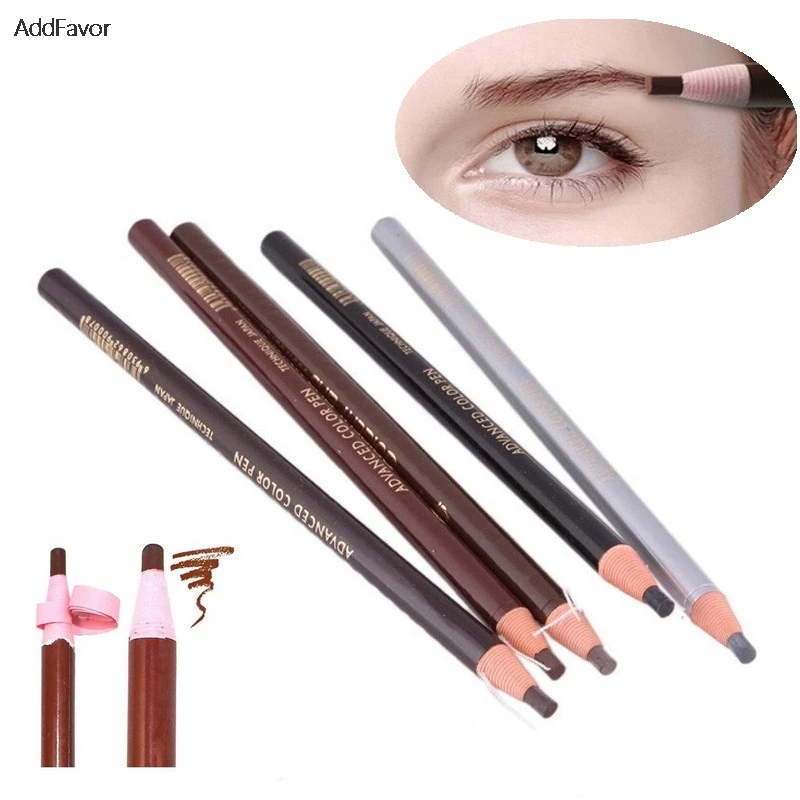

AddFavor 3pcs Eyebrow Pencil Waterproof Eye Brow Pencil Beauty Cosmetics Cheap Eye Pen Brow Make Tool Easy Peeling Eyebrow