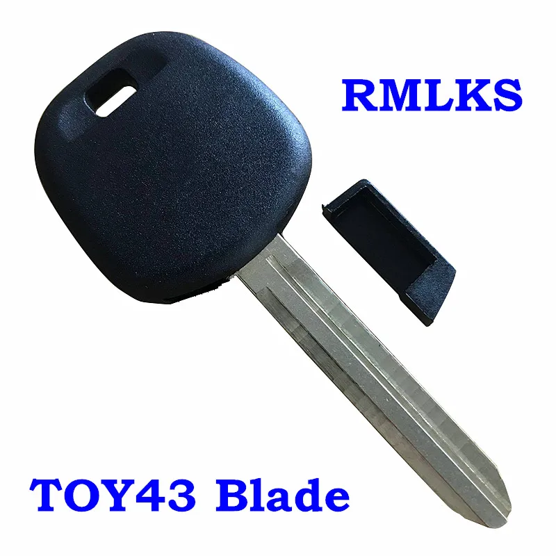 Новый прозрачный чехол для ключа Toyota Rav4 Prado Corlla Camry Reiz high Lander Yaris Corolla с лезвием TOY43