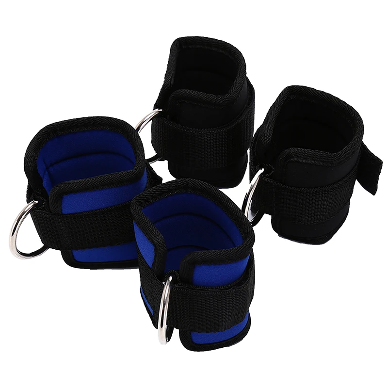 

1 Pair D-ring Ankle Strap Belt Multi Gym Cable Attachment Thigh Leg Pulley Strap Lifting Fitness Exercise Training Equipment