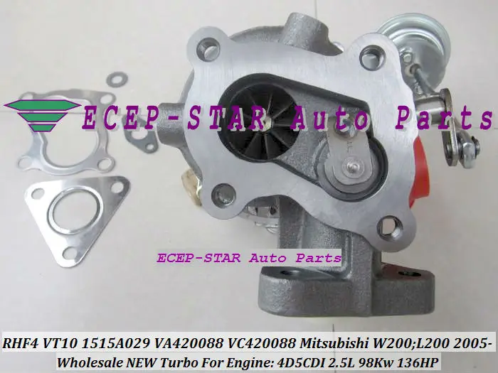 Бесплатная доставка RHF4 VT10 1515A029 VA420088 VB420088 турбо для Mitsubishi W200 L200 KB_T KA_T Pickup 2005 14 Di D 4WD