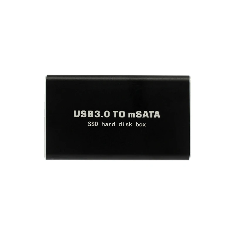 KingSpec корпус адаптер для mSATA к USB 3,0 HDD жесткий диск Внешний корпус для mSATA SSD Чехол Коробка - Цвет: Enclosure box