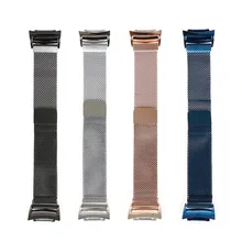 Нержавеющая сталь сетка магнитные Петля запястье ремешок для samsung Galaxy Шестерни 2 SM-R360 gps Фитнес Трекер Смарт-часы группа