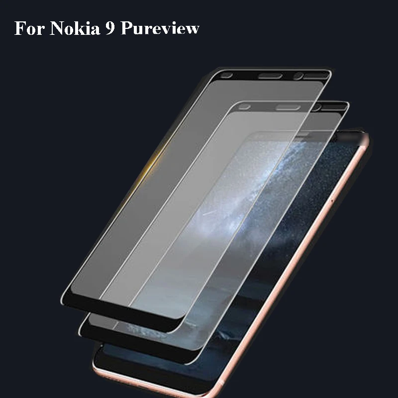 2PCS 5.9 Inch For Nokia 9 Pureview Glass Tempered Full Cover Tempered Glass Film Screen Protector For Nokia 9 Pureview Film 2PCS 5.9 Inch For Nokia 9 Pureview Glass Tempered Full Cover Tempered Glass Film Screen Protector For Nokia 9 Pureview Film