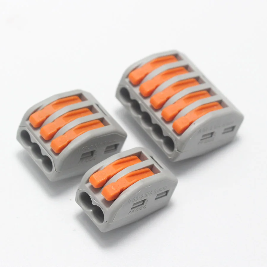 EClyxun 1 10 шт. PCT 212/213/215 Универсальный компактный провод 2pin/3pin/5pin разъем кондуктор