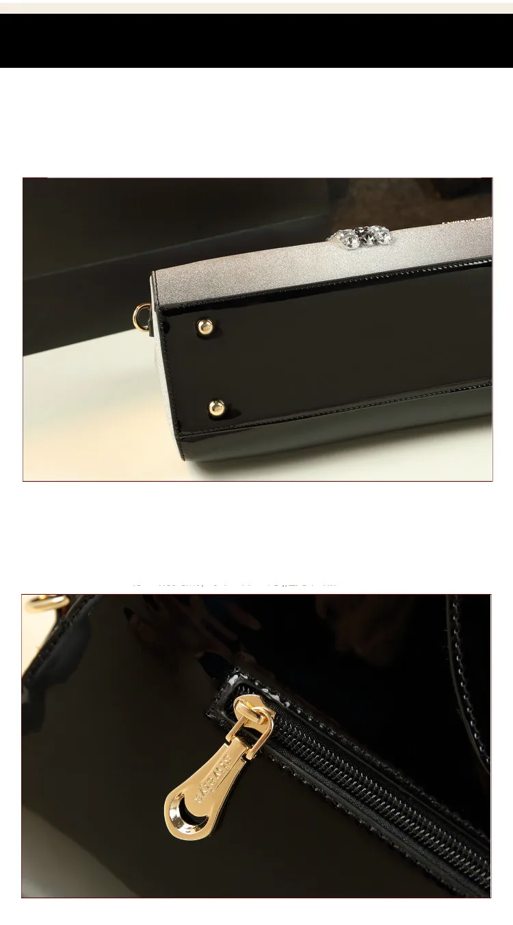 bolsa de couro diamante luxo noite embreagem