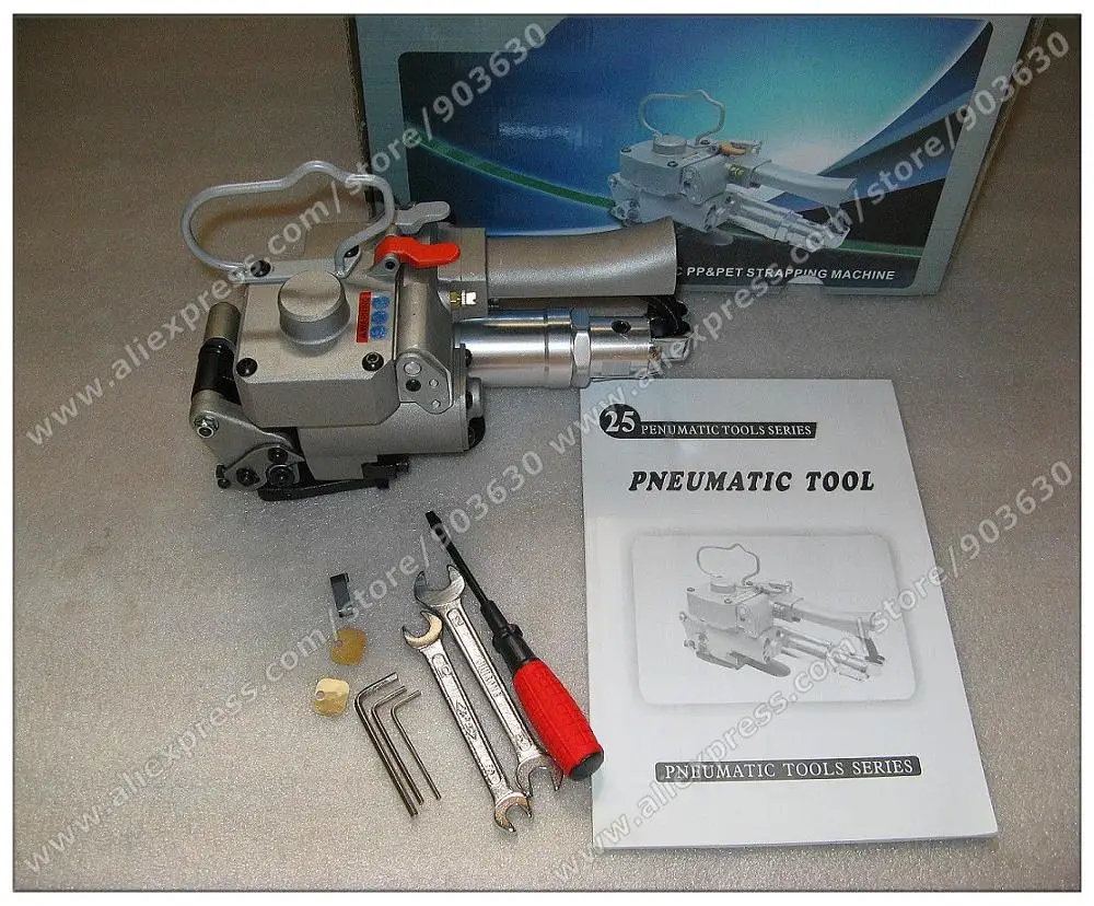 

Hot Sale ! Warranty 100% New XQD-25 Pneumatic PP&PET&Plastic Friction Welding Strapping Tool for 19-25mm