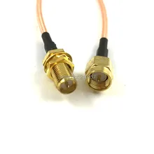 Высота каблука 10 см, Wi-Fi антенна для беспроводного маршрутизатора Удлинительный кабель RF SMA разъем RP SMA типа «мама» RG316 двойной щит серебро