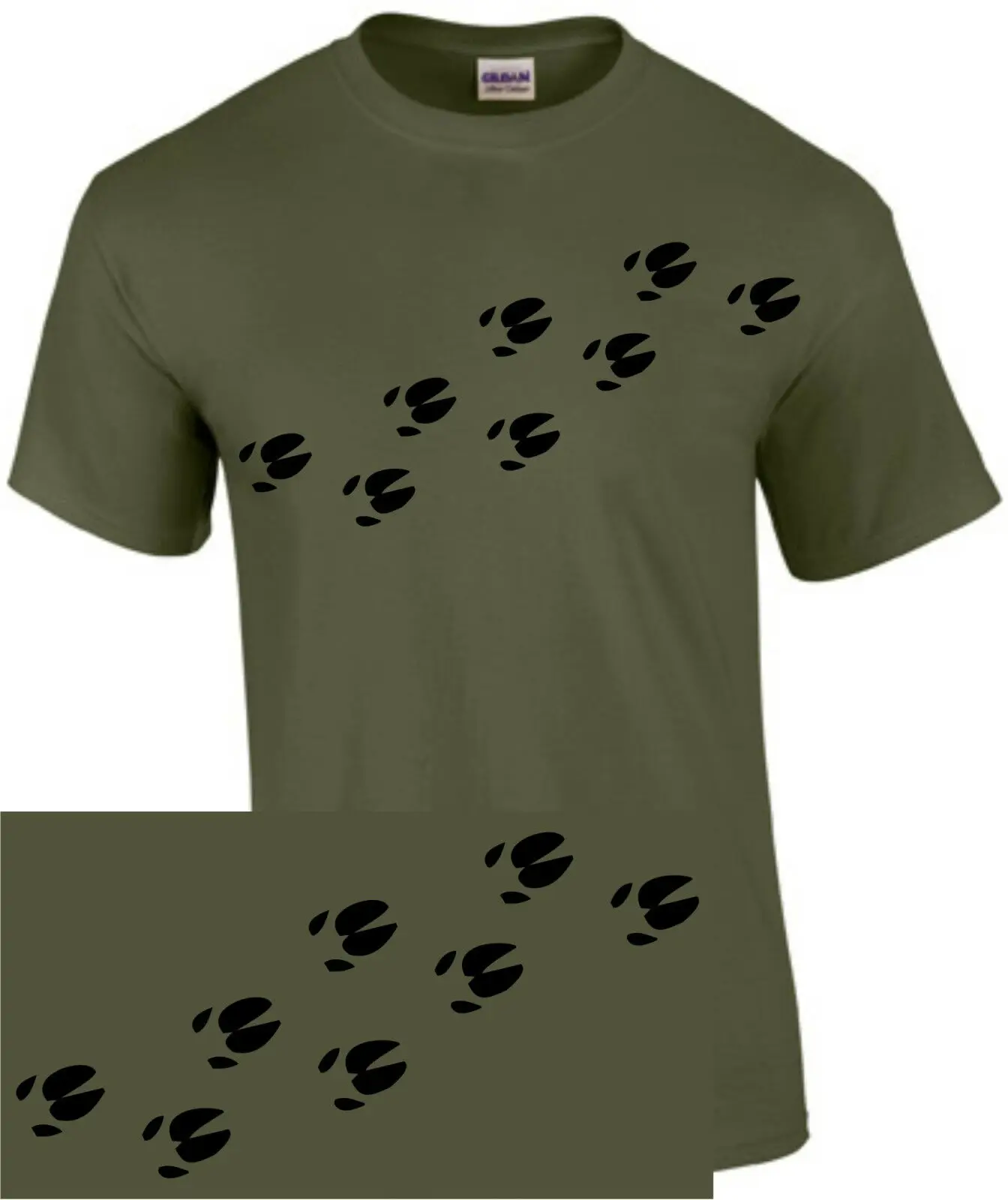 

2019 Funny Wild Boar Paws Hunter Hunting T-Shirt Unisex Tee