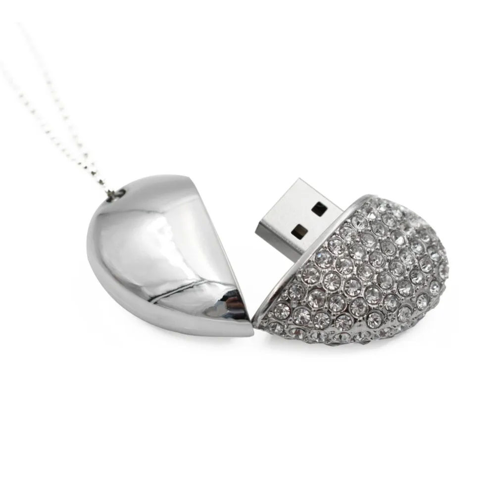 Цвет diamond usb флеш-накопитель 64Гб флеш-накопитель сердце 32 GB USB флешки 8 Гб оперативной памяти, 16 Гб встроенной памяти, U диск Флешка флеш-карты памяти Micro SD с адаптером флэш-накопитель