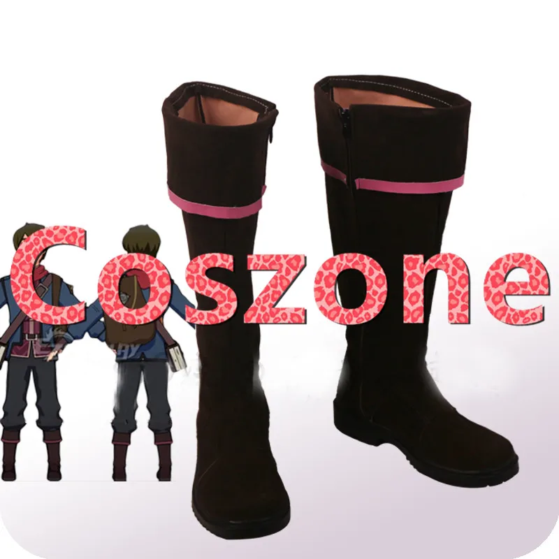 The Dragon Prince Callum Shoes Men/'s Cosplay Shoes Comic Com Customized Boots