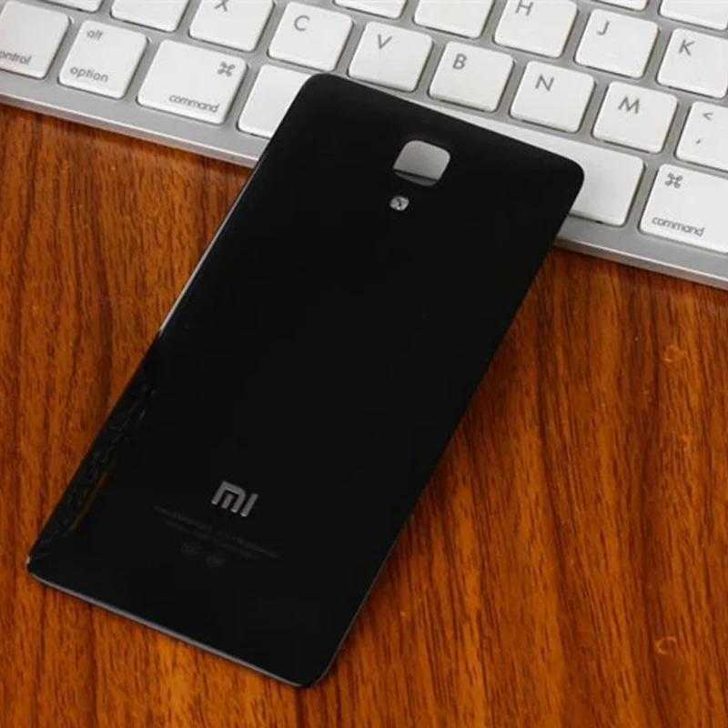 Чехол для Xiaomi Mi 4 M4, защитный корпус, запасные части для Xiaomi Mi 4, аксессуары для задней крышки - Цвет: Черный