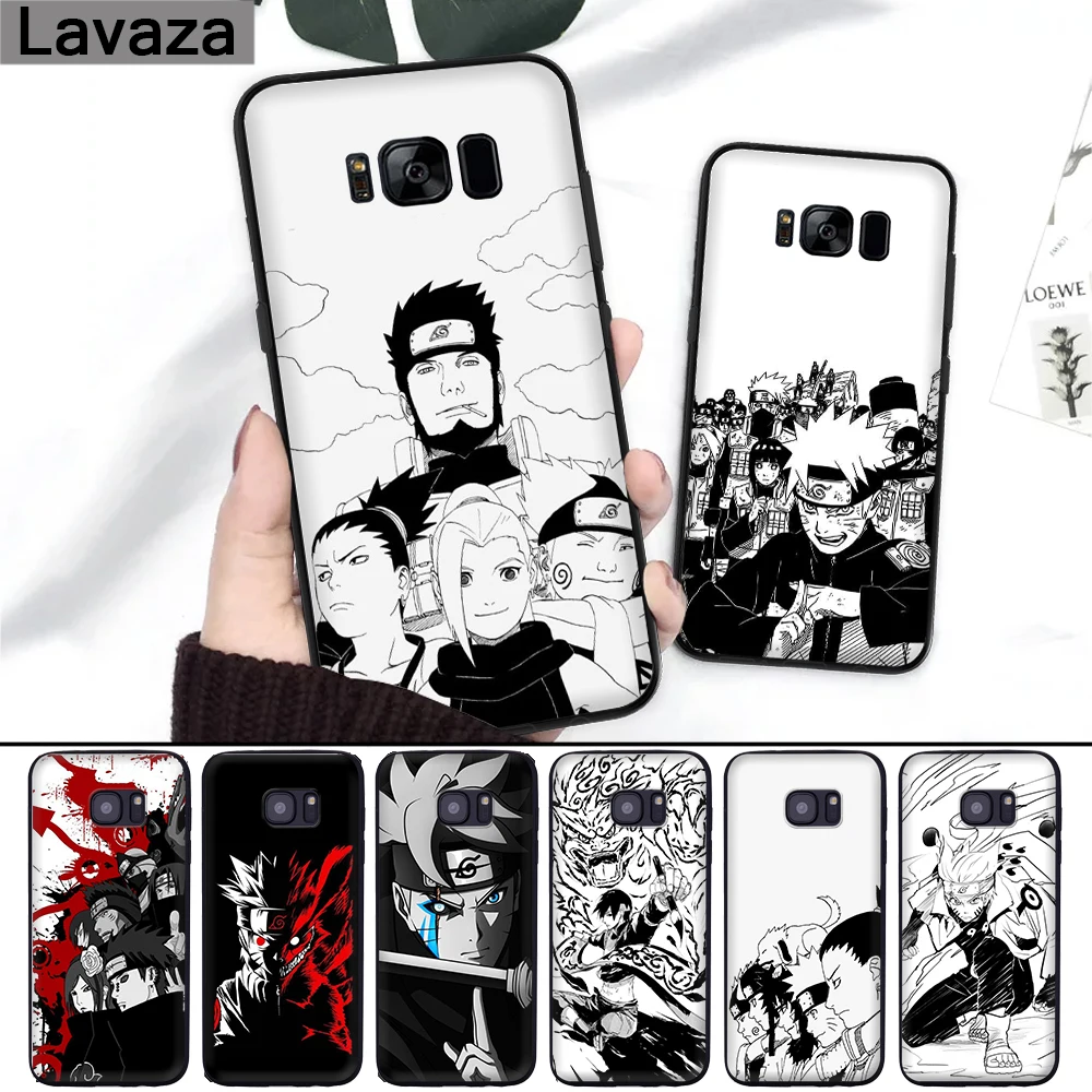 

Lavaza Naruto character anime Silicone Case for Samsung S6 Edge S7 S8 Plus S9 S10 S10e Note 8 9