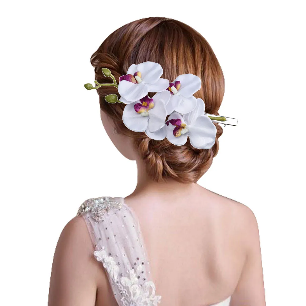 

Fashion Womens Flower Hair Clip Hairpin Bridal Hawaii Party Hair Clip Accessories 2.6