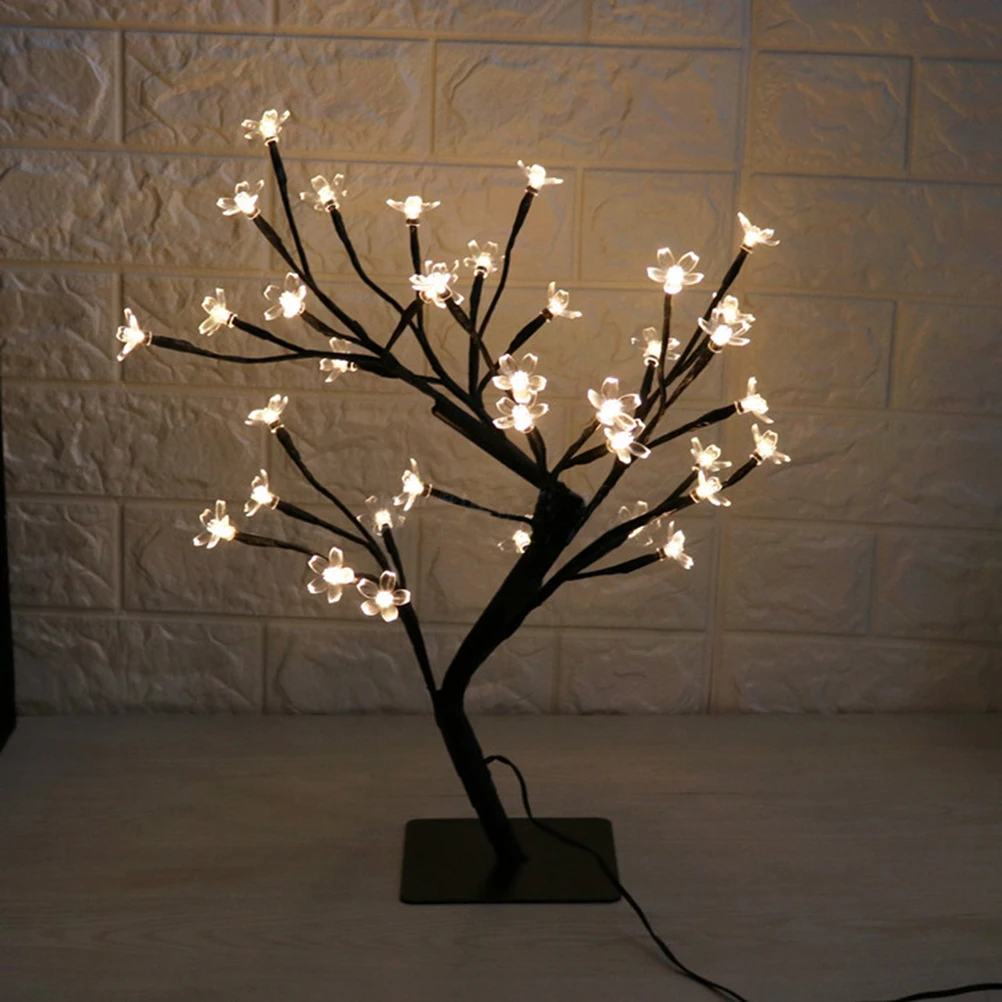 36 LED Decorative Cherry Tree Light Cherry Blossom Bonsai Light Lamp