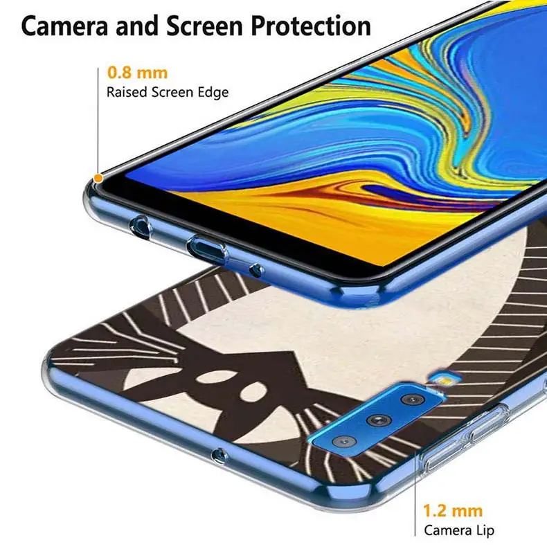 Transparent Soft Silicone Phone Cases Jack Skellington The Nightmare For Samsung Galaxy A6 A6+ A8 A8+ A7 A5 A3 Plus 2018 2016