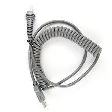 2шт сканер штрих-кода PS2-to-USB кабель, спираль, 3 м(10 футов), для HHP 1900g, 1300g, 1400g, 1200g, 1250g, PS2-to-USB