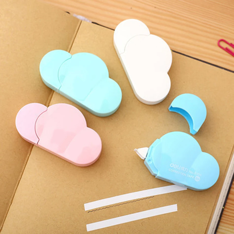 

5mm X 5m Cute Kawaii Cloud Mini Small Correction Tape Korean Sweet Stationery Novelty Office Kids School Supplies Children