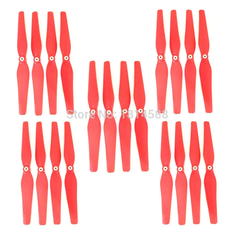 New 5 sets syma X8 X8C X8W X8G quadrocopter red remote control airplane propeller fan blade main blade X8C-05-06