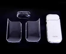 Caso transparente colorido para iqos para iqos 2.4 plus e cigarro acessórios capa protetora completa