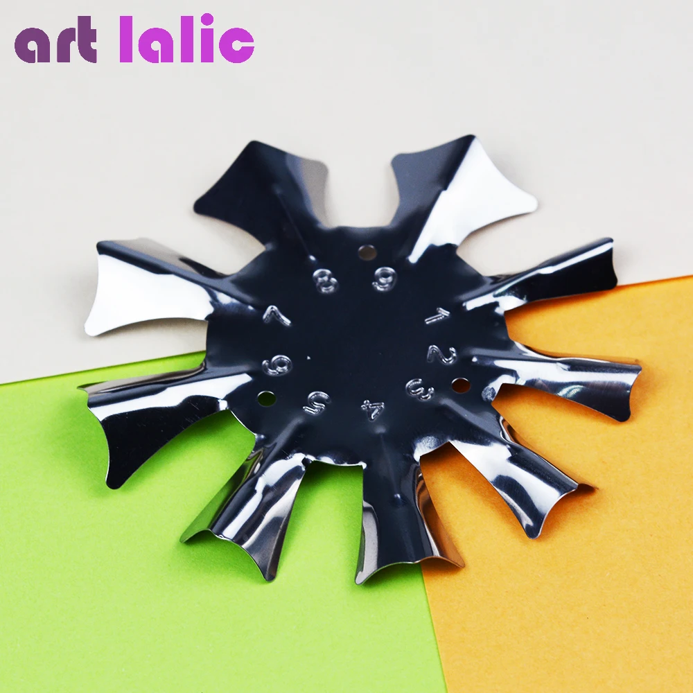 Artlalic 1-9 размеров, инструмент для маникюра, маникюра, дизайна ногтей, французский триммер, C Форма улыбки, кончики, резак, стальная форма