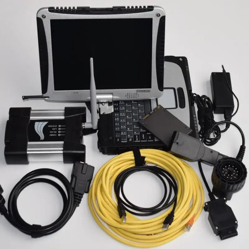  2020 WIFI Nächsten Icom A + B + C Scanner Für BMW icom nächste mit Software 480gb ssd + CF-19 I5 mi
