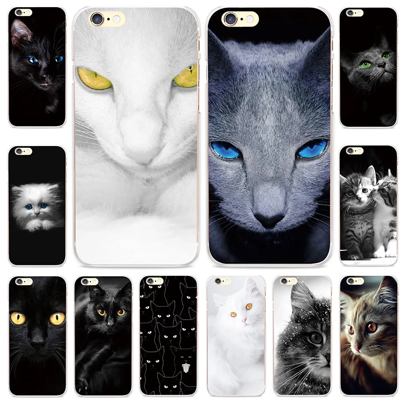 Cats Pattern Phone Case for iPhone Cool Animal for iPhone 4 4S SE 5 5S