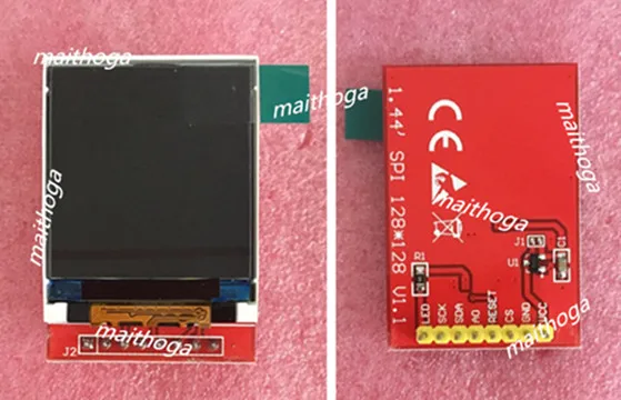 Maithoga 1 44 дюймовый 8PIN 65K SPI TFT ЖК-экран с печатной платой ST7735 Привод IC 128(RGB)* 128 |
