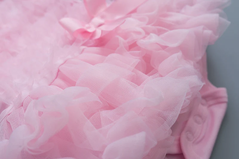 Платье для новорожденных девочек; коллекция года; весенние вечерние платья с длинными рукавами; бальное платье для крещения; Одежда для девочек; бледно-розовый цвет