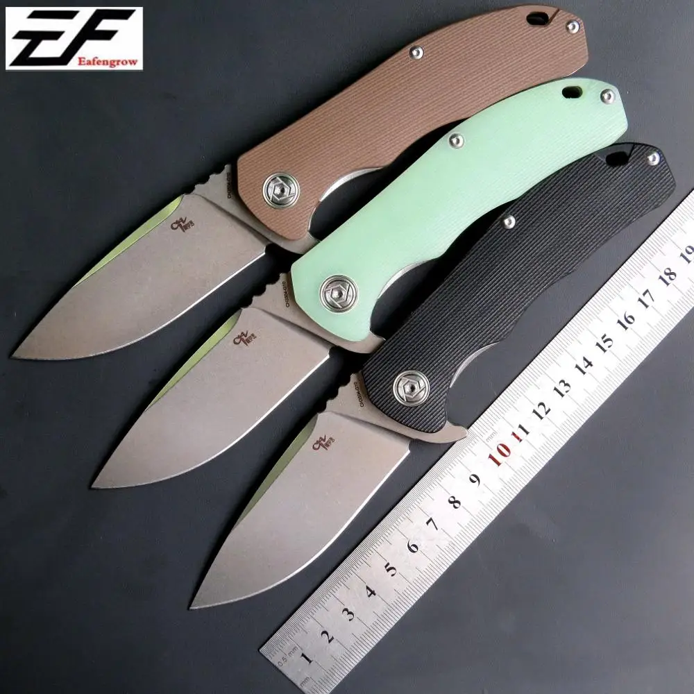 Высокое качество CH3504 складной нож D2 стальное лезвие G10 Ручка Открытый кемпинг