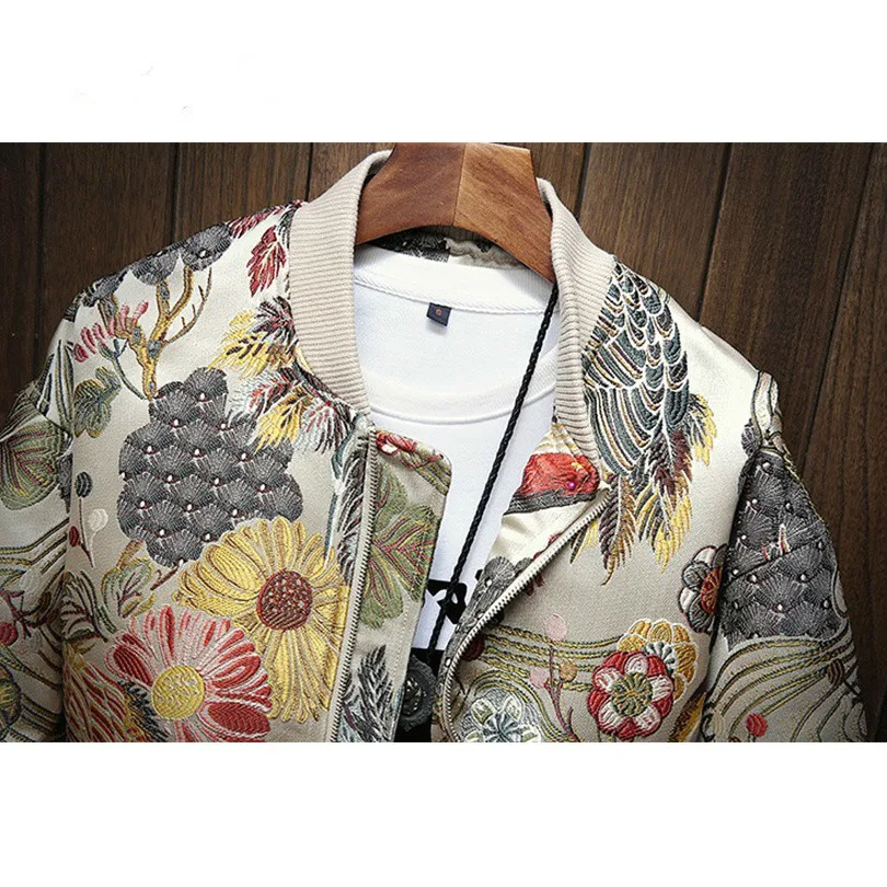 Japanese Embroidered Jacket Men 2019 Sping New Hip Hop Streetwear Bomber Jacket Men's Clothes Veste Homme Japanese Embroidered Jacket Men 2019 Sping New Hip Hop Streetwear Bomber Jacket Men's Clothes Veste Homme