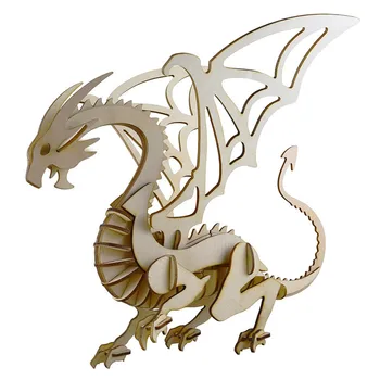 

Large Model 3d Graphic Wooden Manual Course Three-dimensional Jigsaw Puzzle Simulation Children Adult Beneficial Wisdom Play