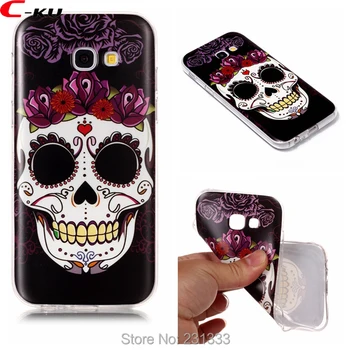 

Flower Cartoon Soft TPU IMD Case For Samsung Galaxy A3 2017 A5 J3 J5 J7 J8 A6 A8 PLUS 2018 S8 S9 Matte Cover Skin Fashion 100pcs