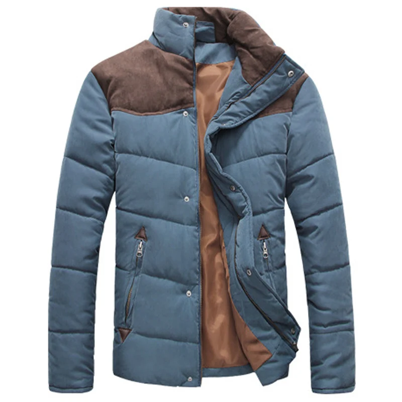 DIMUSI, зимняя куртка для мужчин, теплая, повседневная, парка, хлопок, стоячий воротник, зимние пальто, мужское, с подкладкой, пальто, верхняя одежда, одежда, 4XL, YA332