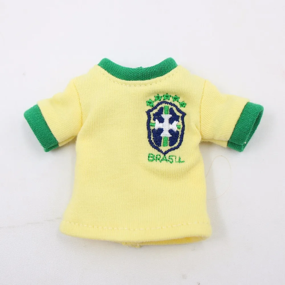 Neo Blythe Doll Brazil Football Team Uniform With Hair Band 1