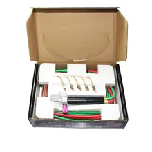 Мини-фонарик Smith с 5 наконечниками, паяльное оборудование, Сварочная горелка для золота+ 1 шт., паяльное лезвие, газовая горелка, Пламенные сварочные инструменты