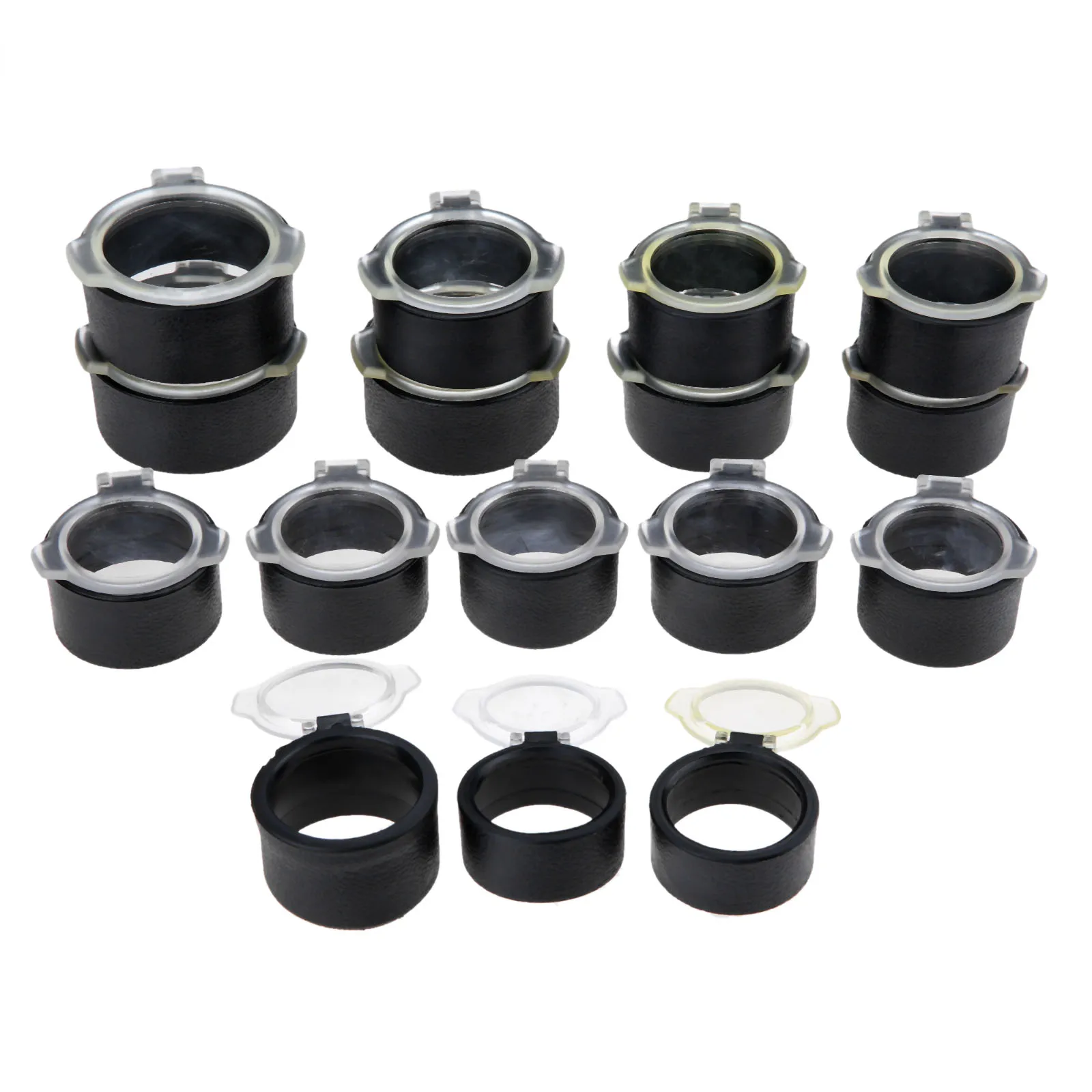 

gohantee 1pc Sight Quick Flip Spring Up Open Lens Cover Cap For Caliber Hunting Scope Mounts Rifles Red Laser 16-Different Sizes