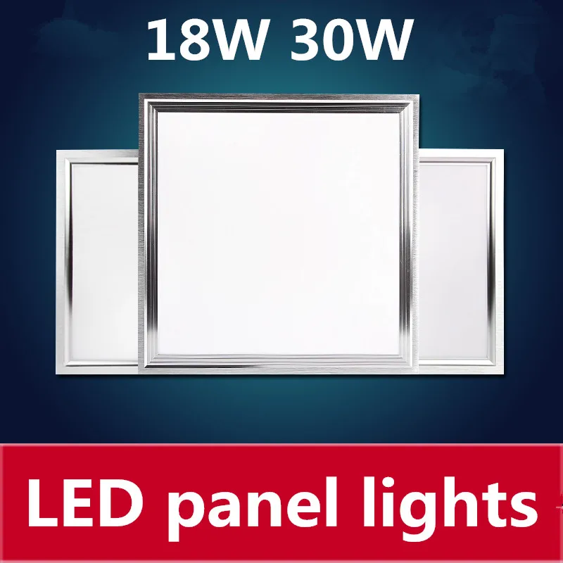 12 шт./лот LED Свет Панели 600x600 48 Вт 300x300 18 300x600 30 Потолочное освещение 4800lm Внутреннего