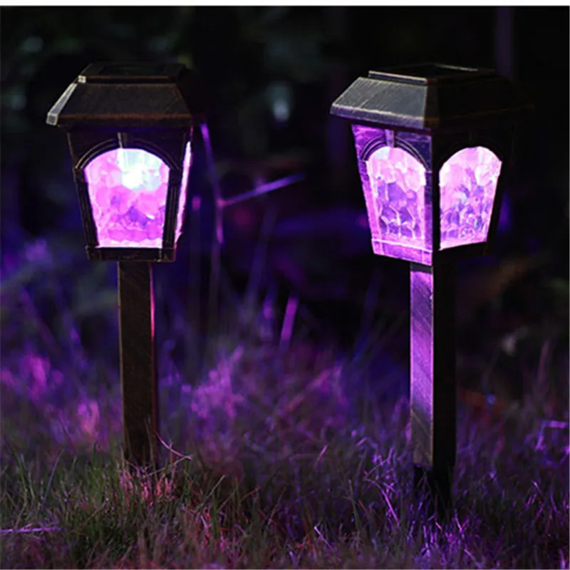 

Waterproof LED Solar Inserted Lawn Lights Energy Saving Outdoor Villa Ground Garden Street Home Lamp Wedding Garland Lighting