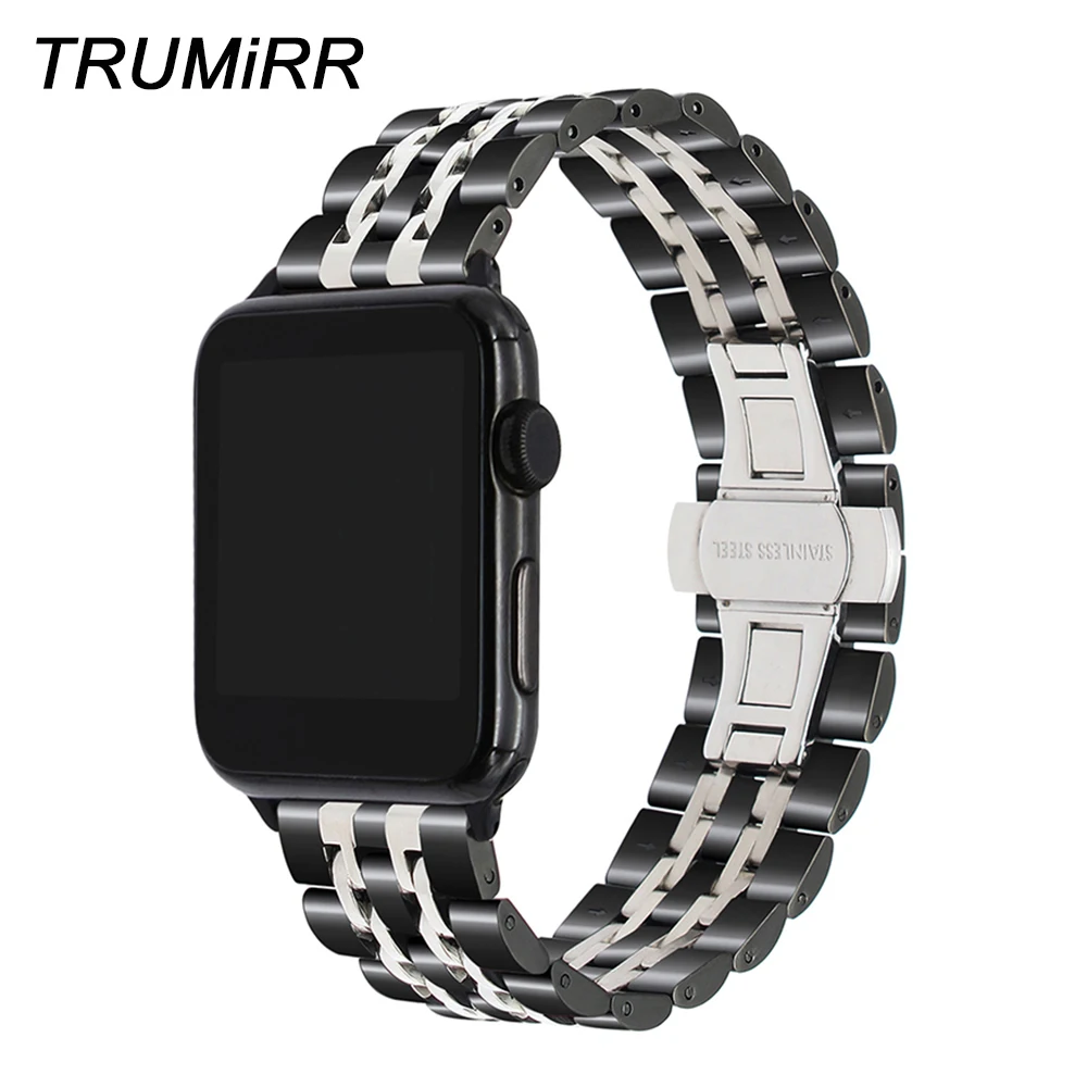 Ремешок сменный из нержавеющей стали 316L для iWatch Apple Watch SE 6 5 4 3 2 1 38 мм 40 42 44 мм|steel