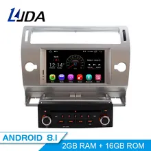 LJDA 1 Din 7-дюймовый Android 8,1 dvd-плеер автомобиля для Citroen C4 Quatre Триумф WI-FI gps радио 2G Оперативная память Сенсорный экран gps радио Wi-Fi карта