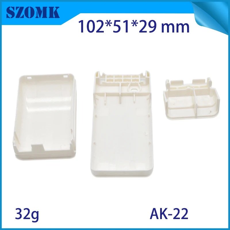 

one piece diy plastic electronic device enclosure junction housing LED enclosure for pcb design distribution box 102*51*29mm