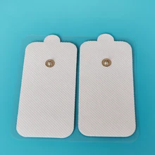 10 шт./партия(5 пар) FDA 510 K 5*10 см электродные накладки для аппарат для электростимуляции нерва и электрической мышечной стимуляции с клеевым многоразовым электродом массажер для тела оснастки