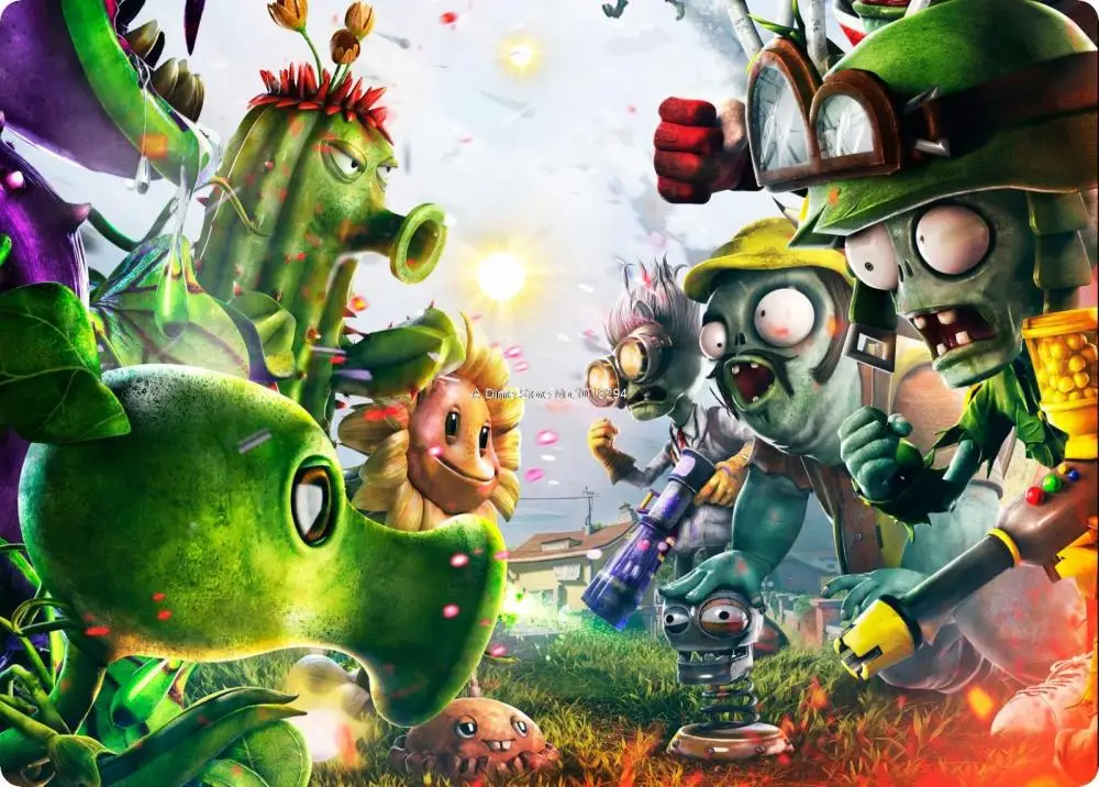 plants vs. zombies mouse pad 2014 new mousepad laptop